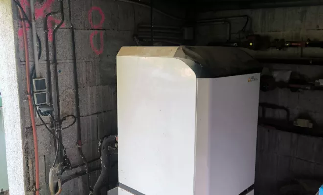 Remplacement d'un cumulus THS 150 litres à La Turbie , Menton, Plomberie OTTAVIANI